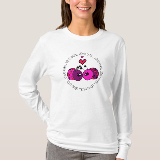 T-shirt Valentine Love Bug (Devant)