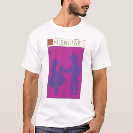 T-shirt <Valentine> par Steve Collier (Devant)
