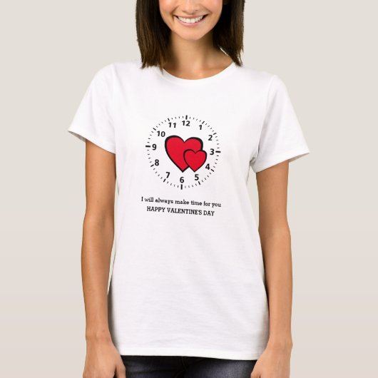 T-shirt Valentine | PRENEZ TOUJOURS DU TEMPS POUR VOUS | C (Devant)