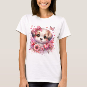 T-shirt Valentine Puppy Love