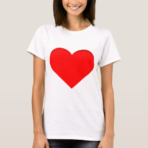 T-shirt Valentine Red Love Heart