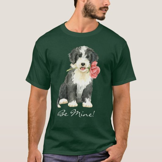 T-shirt Valentine Rose Beardie (Devant)