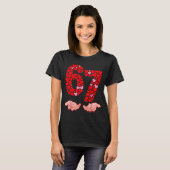 T-shirt Valentine’s Day 67 Meme Filled With Hearts Funny S (Devant entier)