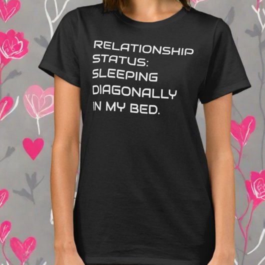 T-shirt Valentine’s Day amusant rapport monogramme