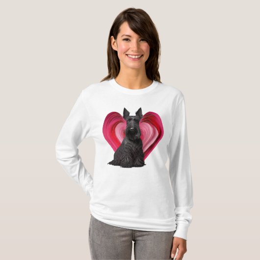 T-shirt Valentine Scottie (Devant entier)