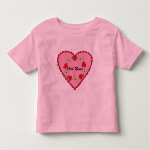 T-shirt Valentine Toddler personnalisable