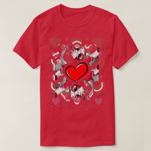 T-shirt Valentines Aimer Crystal Universal Quantum Pour Mi (Design devant)