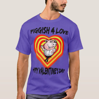 T-shirt Valentines Couples Jour Pig Cute et Funny Premium