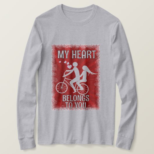 T-shirt Valentine's day (Design devant)