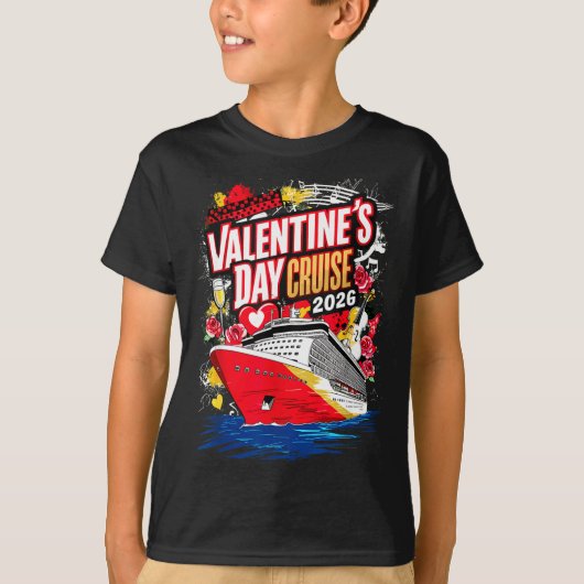 T-shirt Valentines Day Cruise 2026  (Devant)
