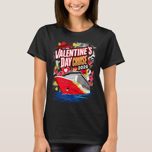 T-shirt Valentines Day Cruise 2026  (Devant)