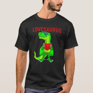 T-shirt Valentines Day Dinosaur T Rex Garçons Valentine En