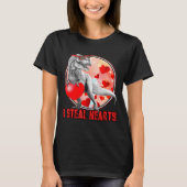 T-shirt Valentines Day Dinosaur T Rex I Steal Hearts Funny (Devant)