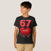 T-shirt Valentines Day Funny 67 Six Seven Valentine Heart  (Devant entier)