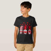 T-shirt Valentines Day Gnomes Cute Red Hearts Love Gnome W (Devant entier)