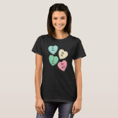 T-shirt Valentine's Day Heart Sayings (Devant entier)