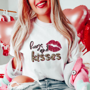 T-shirt Valentines Day Hugs and Kisses