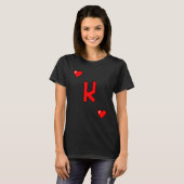 T-shirt Valentines Day King Of Hearts (Devant entier)
