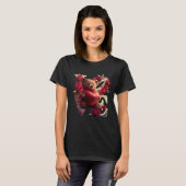 T-shirt Valentine's Day Love Heart Bear Teddy Girlfriend (Devant entier)