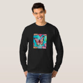 T-shirt Valentine's Day Love Heart Butterfly Girlfriend Fi (Devant entier)