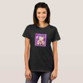 T-shirt Valentine's Day Love Heart Cat Teddy Girlfriend Fi (Devant entier)