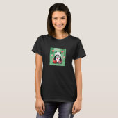 T-shirt Valentine's Day Love Heart Panda Girlfriend Fiancé (Devant entier)