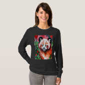 T-shirt Valentine's Day Love Heart Red Panda Girlfriend Fi (Devant entier)