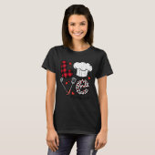 T-shirt Valentines Day Love Lunch Lady Life School Cafeter (Devant entier)