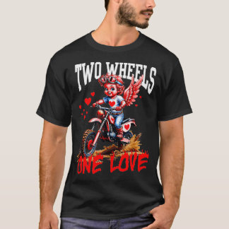 T-shirt Valentines Day Motocross Les amateurs de motocross