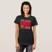 T-shirt Valentines Day One Loved Speech Language Pathologi (Devant entier)