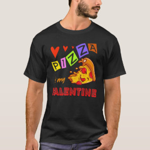 T-shirt Valentines Day Pizza is My Valentine garçons fille