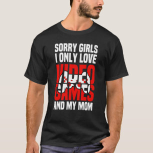T-shirt Valentines Day pour Jeux Vidéos Gamer And Mom
