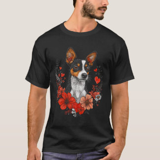 T-shirt Valentine's Day Rat Terrier Dog