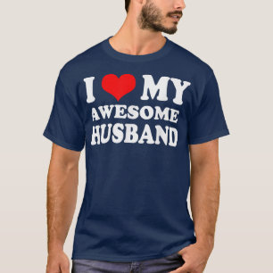 T-shirt Valentine's day Red Heart With love I love My Awes