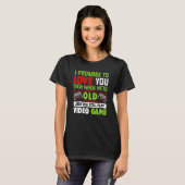 T-shirt Valentine's Day Saying Video Gamers Quote Graphic (Devant entier)
