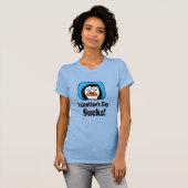 T-shirt Valentine's Day Sucks Penguin (Devant entier)