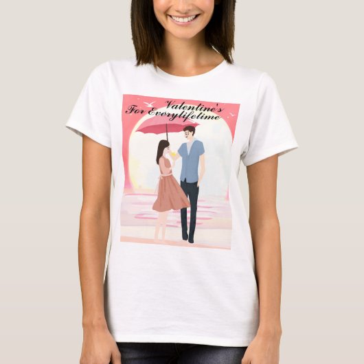 T-shirt Valentine's For Everylife (Devant)