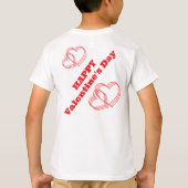 T-shirt Valentine's I Crush Hearts mignon araignée | (Dos)