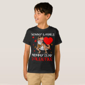 T-shirt Valentines Jour Garçons Enfants Désolé Mesdames Ma (Devant entier)