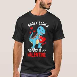 T-shirt Valentines Jour Garçons Enfants Désolé Mesdames Ma