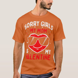 T-shirt Valentines Jour Garçons Enfants Désolés Filles Ma 