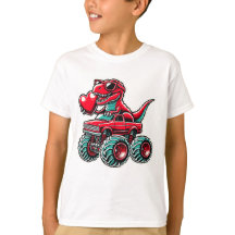 Valentines Jour T Rex équitation Monster Truck Fun