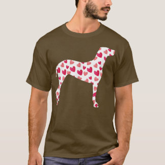 T-shirt Valentines Jour Vizsla Coeurs Chiot Amoureux des c