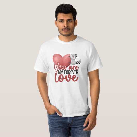 T-shirt Valentine's Typography Quotes (Devant entier)