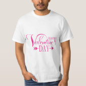T-shirt Valentine's Typography Sayings (Devant)