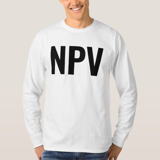 T-shirt Valeur actuelle nette VAN (Devant)