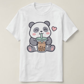 T-Shirt Valeur de Thé aux Bulles de Panda Mignon