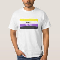 T-shirt Valeur d'indicateur non binaire