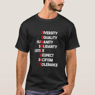 T-shirt Valeurs démocratiques - Démocratie