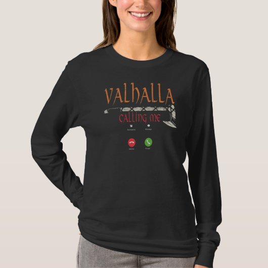T-shirt Valhalla m'appelle Vikings Valhalla (Devant)
